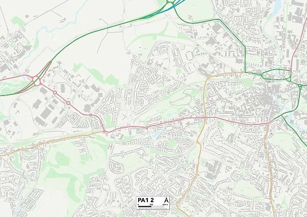 Renfrewshire PA1 2 Map