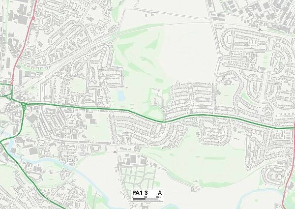 Renfrewshire PA1 3 Map