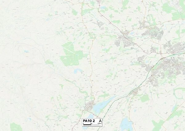 Renfrewshire PA10 2 Map