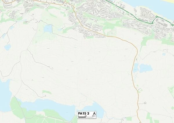 Renfrewshire PA15 3 Map