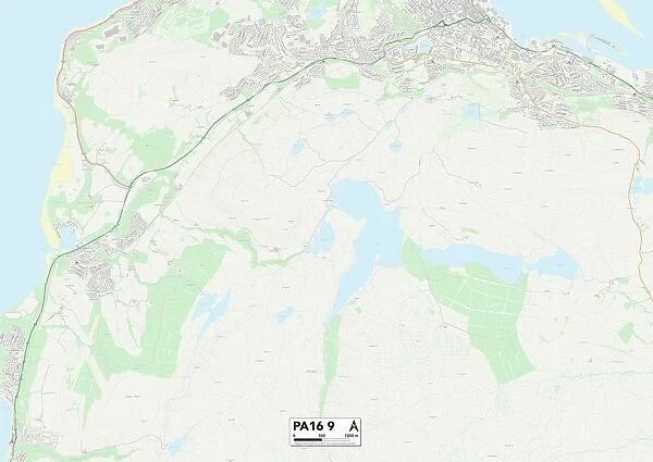 Renfrewshire PA16 9 Map