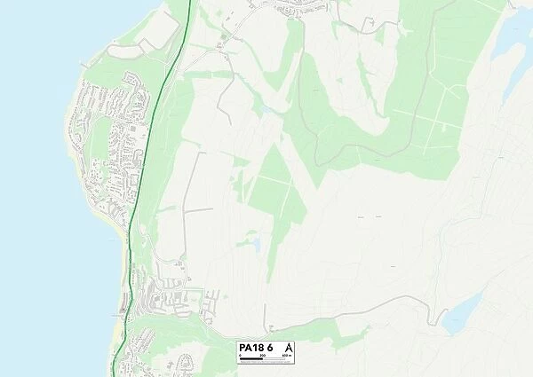 Renfrewshire PA18 6 Map