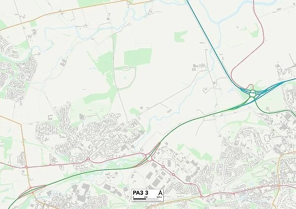 Renfrewshire PA3 3 Map