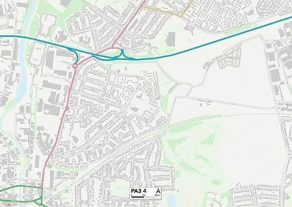 Renfrewshire PA3 4 Map