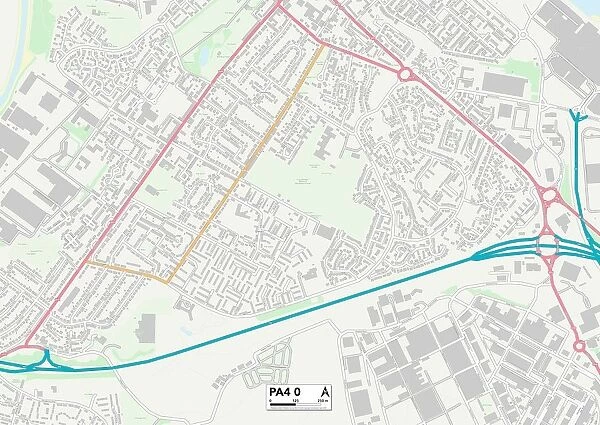 Renfrewshire PA4 0 Map
