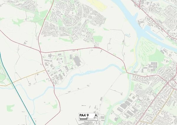 Renfrewshire PA4 9 Map