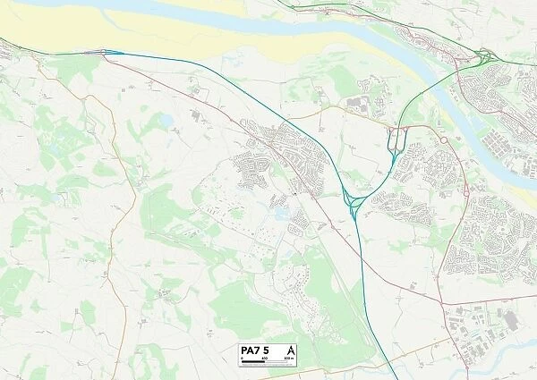 Renfrewshire PA7 5 Map