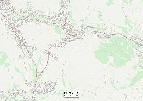 Rhondda Cynon Taf CF39 9 Map