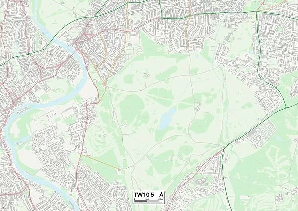 Richmond upon Thames TW10 5 Map
