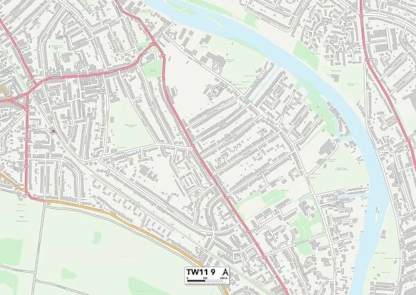 Richmond upon Thames TW11 9 Map