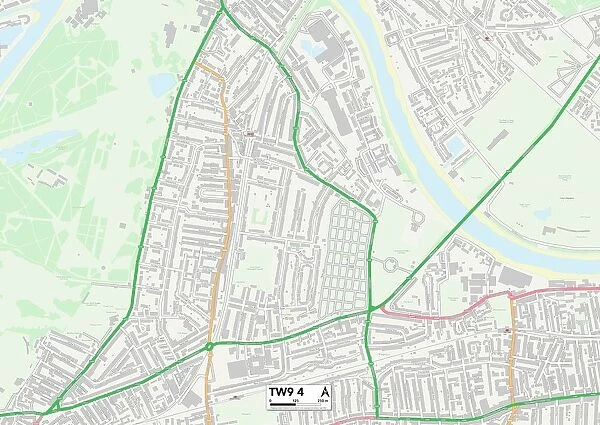 Richmond upon Thames TW9 4 Map