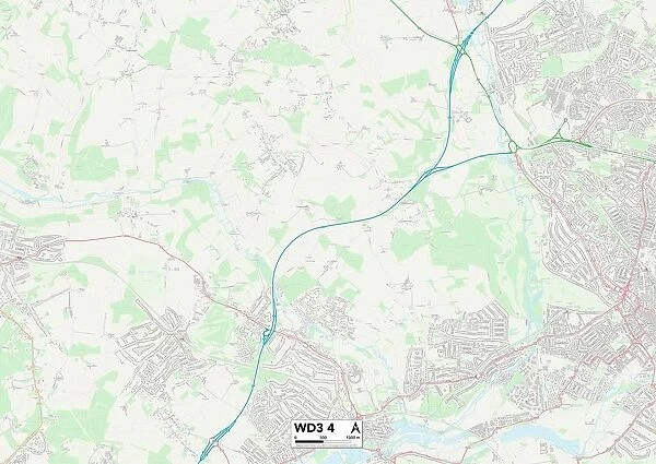 Three Rivers WD3 4 Map