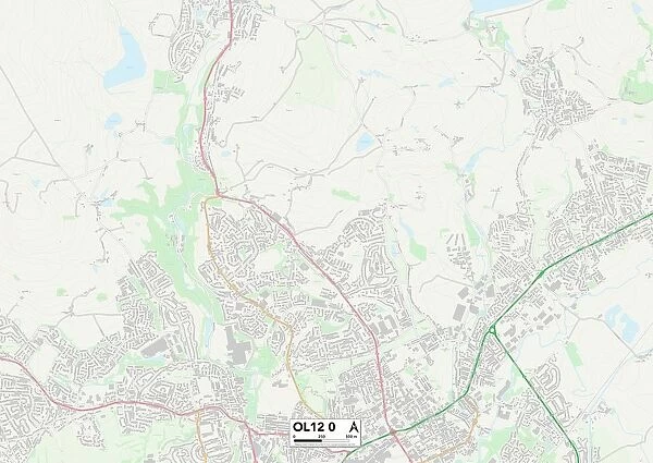 Rochdale OL12 0 Map