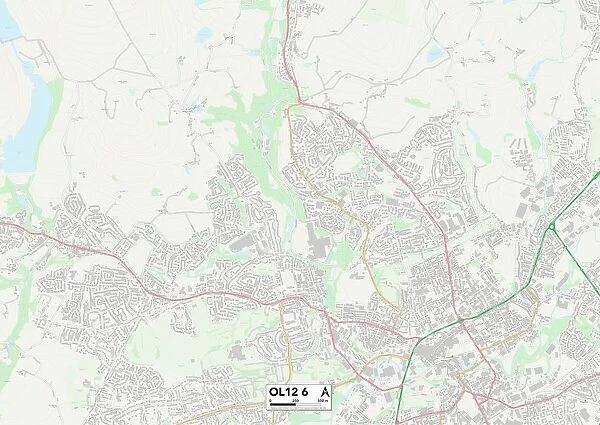 Rochdale OL12 6 Map