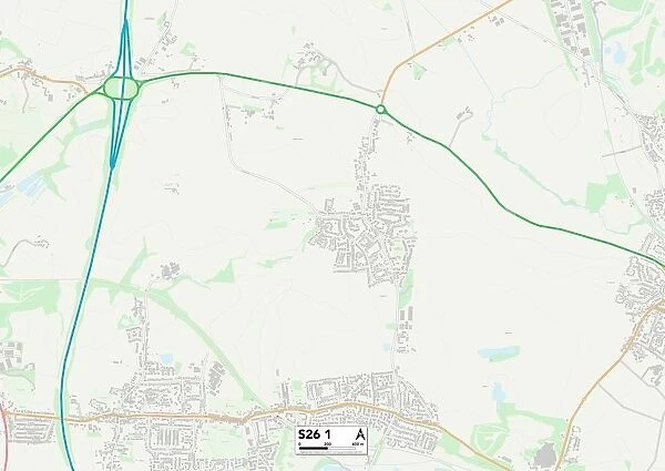 Rotherham S26 1 Map