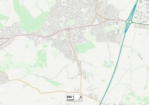 Rotherham S66 1 Map