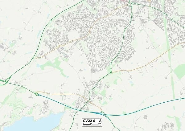 Rugby CV22 6 Map