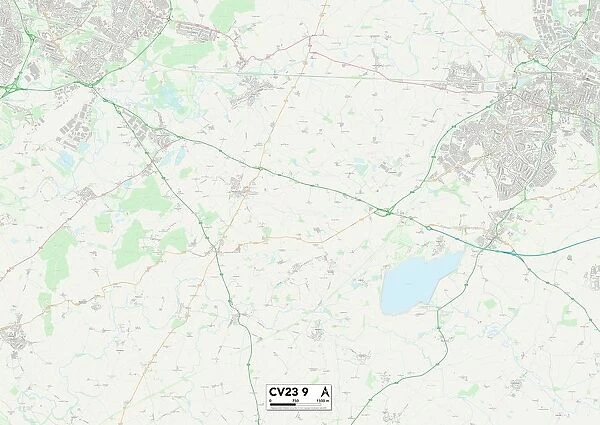 Rugby CV23 9 Map