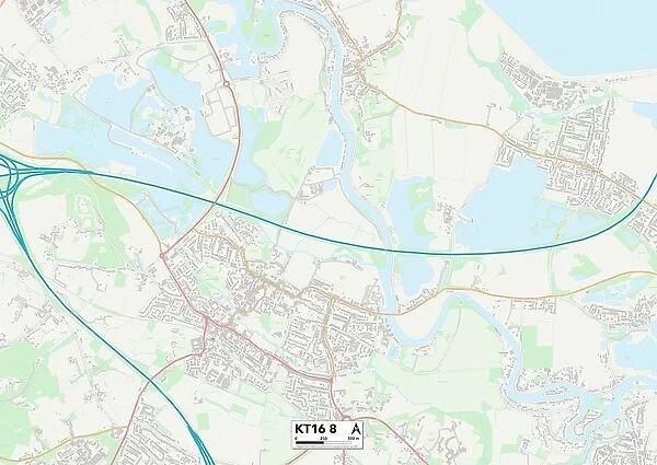 Runnymede KT16 8 Map