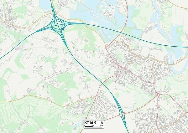 Runnymede KT16 9 Map