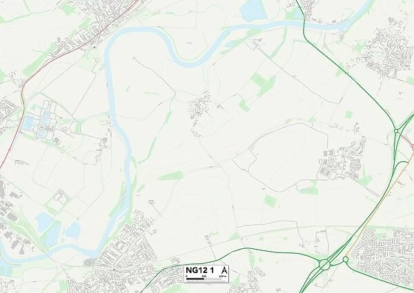 Rushcliffe NG12 1 Map