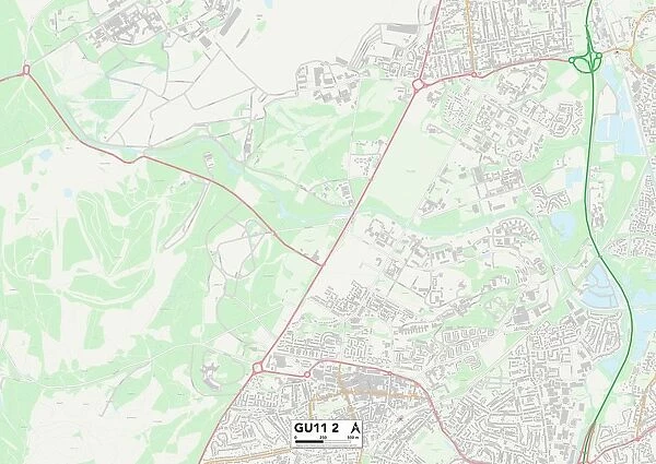 Rushmoor GU11 2 Map