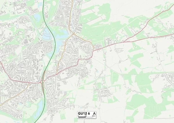 Rushmoor GU12 6 Map