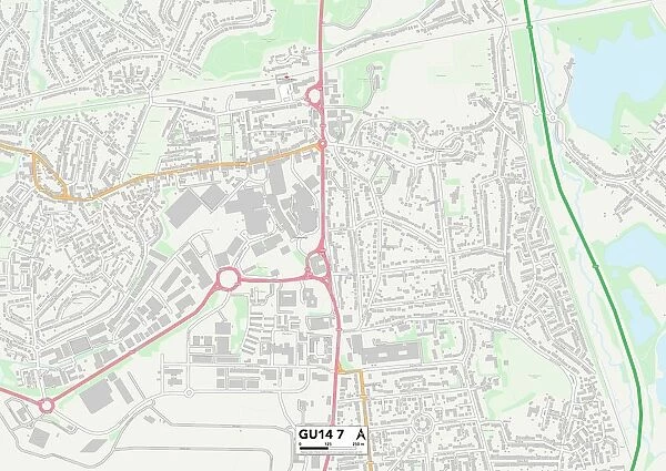 Rushmoor GU14 7 Map