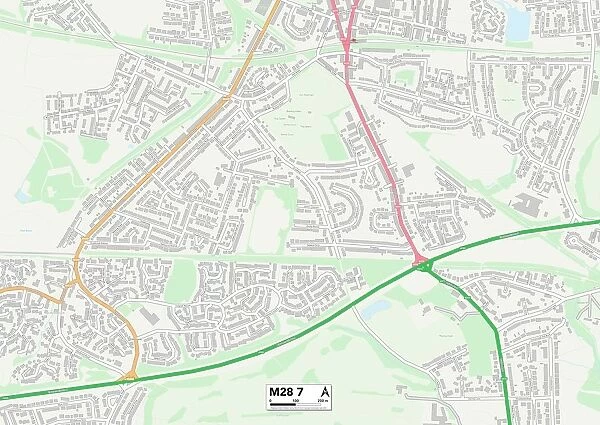 Salford M28 7 Map