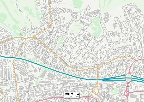 Salford M30 9 Map