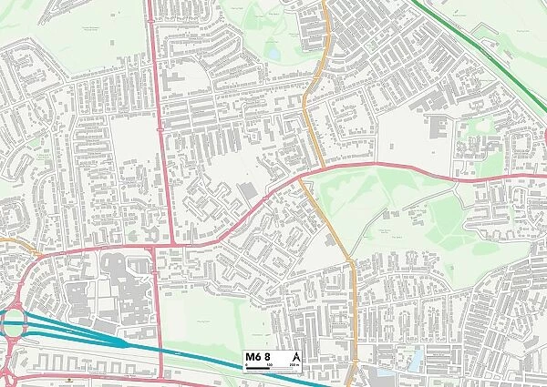 Salford M6 8 Map
