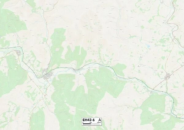 Scottish Borders EH43 6 Map