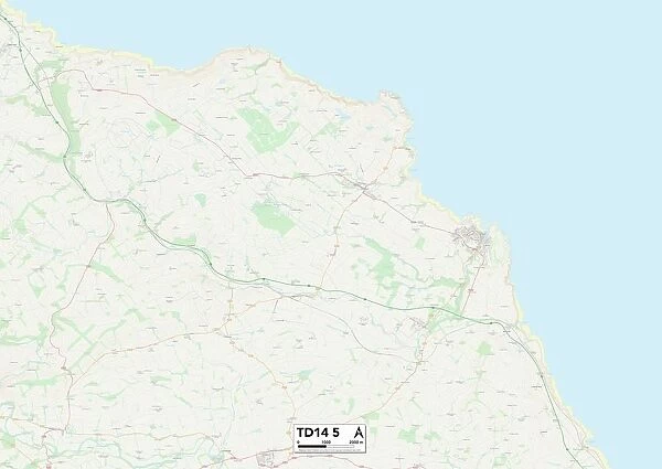 Scottish Borders TD14 5 Map