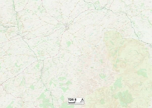 Scottish Borders TD5 8 Map