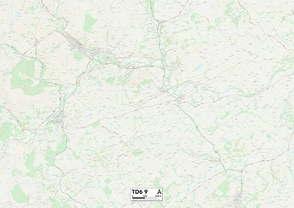 Scottish Borders TD6 9 Map