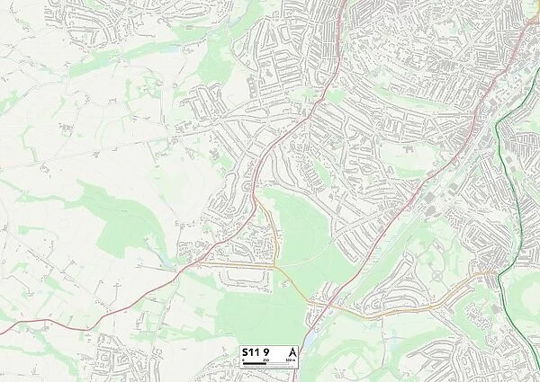 Sheffield S11 9 Map