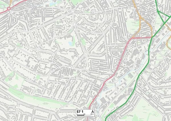 Sheffield S7 1 Map
