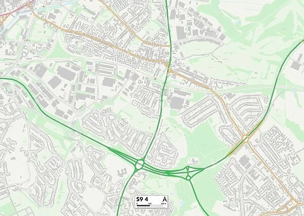 Sheffield S9 4 Map