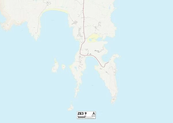 Shetland ZE3 9 Map