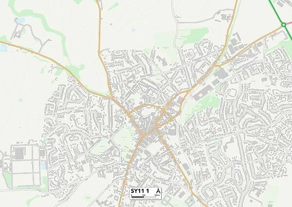 Shropshire SY11 1 Map