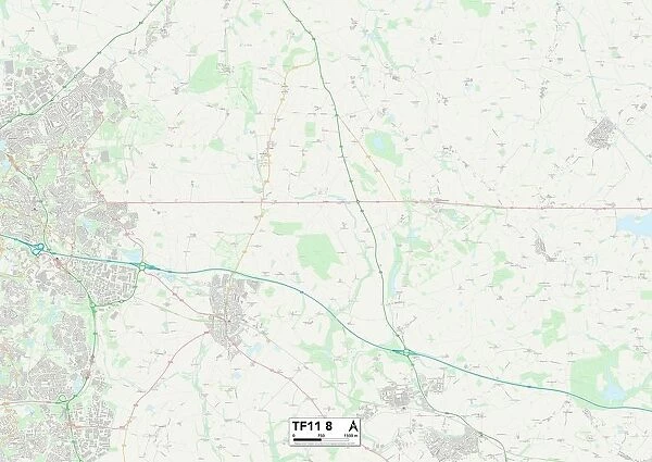 Shropshire TF11 8 Map