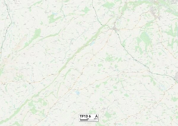 Shropshire TF13 6 Map