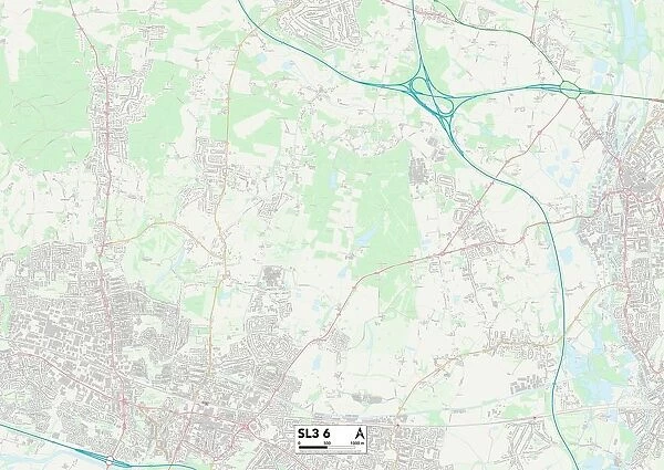 Slough SL3 6 Map