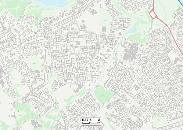 Solihull B37 5 Map