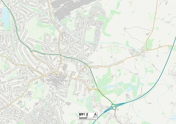 Solihull B91 2 Map