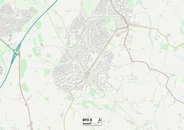Solihull B93 8 Map