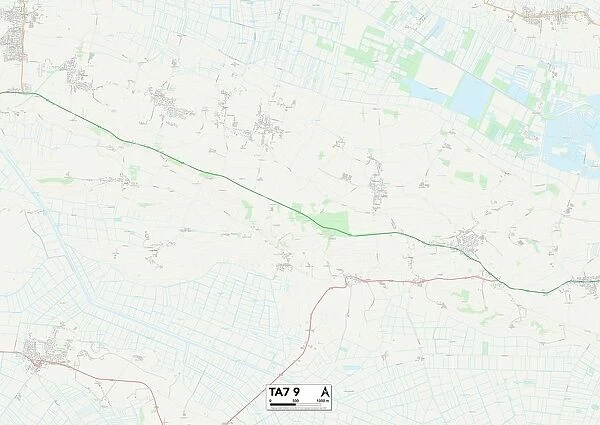 Somerset TA7 9 Map