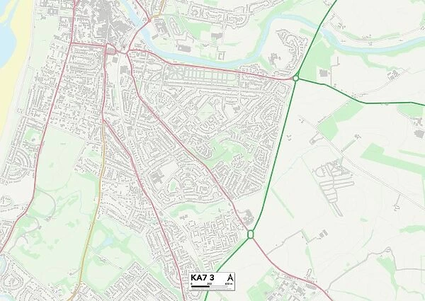 South Ayrshire KA7 3 Map