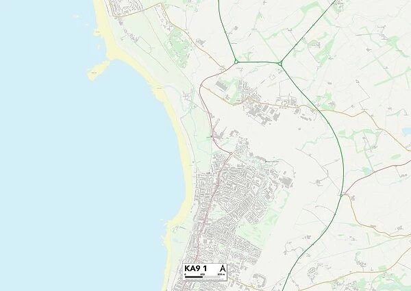 South Ayrshire KA9 1 Map