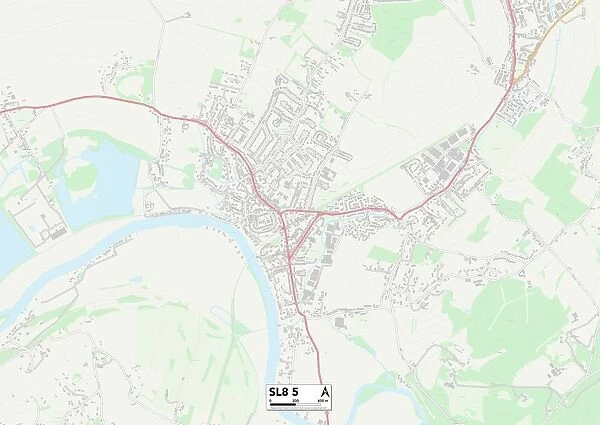 South Buckinghamshire SL8 5 Map